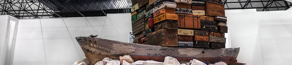La barca dei rifugiati