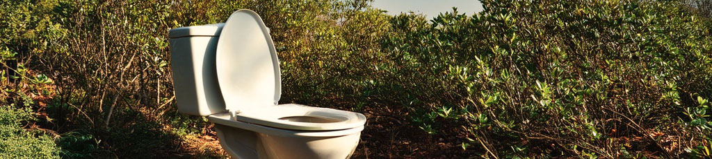 No toilet